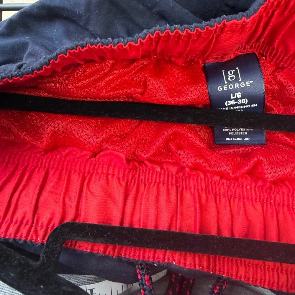 George Black and Red Men's Shorts‎